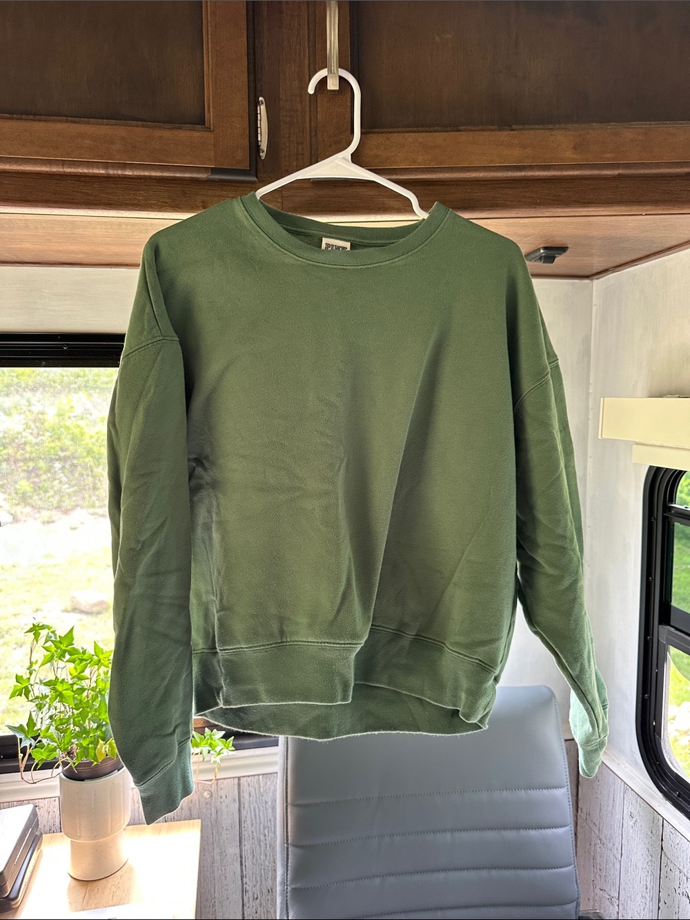 Pink -  Sweatshirt -  Green- “BE Kind to the planet”